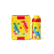 Brick Pattern Lunch Box Set