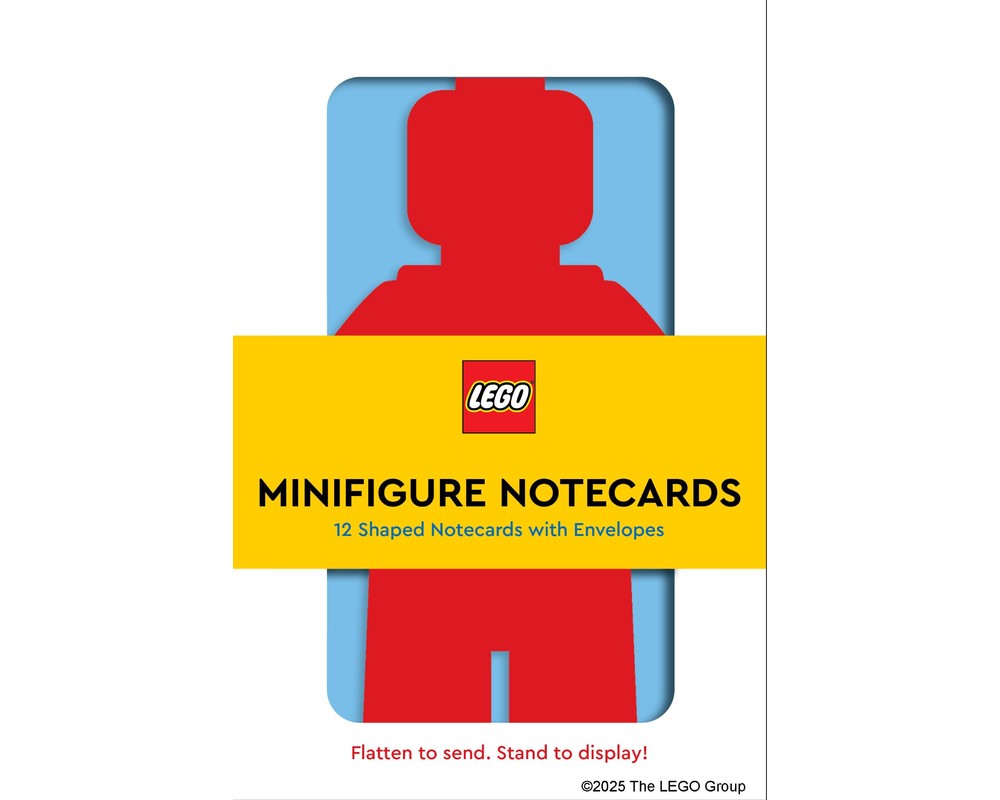 LEGO Set 5009897-1 Minifigure Notecards: 12 Shaped Notecards with ...