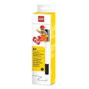 Pen Pal Gel Pen with Construction Worker Minifigure (Black)
