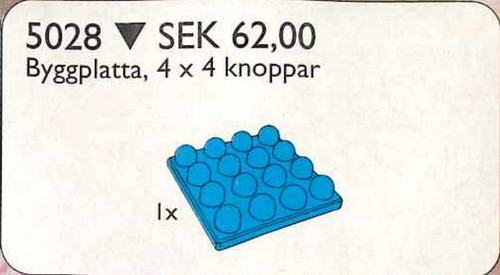 Plate 4 x 4