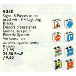 Signs for Use with Lighting Bricks 9V