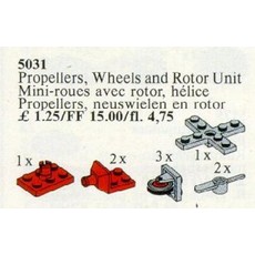 Propellers, Wheels, Rotor Unit (set 5031-1)