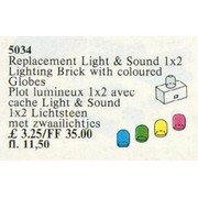 1x2 Lighting Brick and 4 Colour Globes