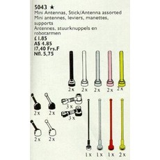 Mini Antennas, Control Sticks and Antennas (set 5043-1)