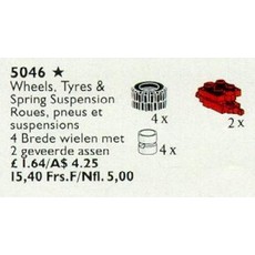 Hub, Tire and Wheel Suspension (set 5046-1)