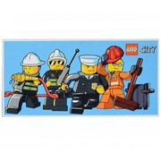 City Minifigs Towel