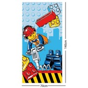 City Construction Beach Towel