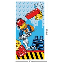 City Construction Beach Towel