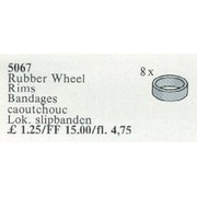 Rubber Wheel Rims, Grey