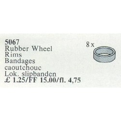 Rubber Wheel Rims, Grey