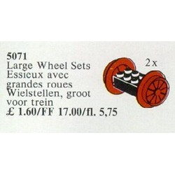 Wheel Sets, Large, Red