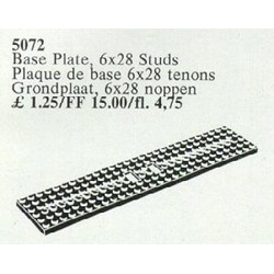 Wagonplate, 6 x 28 Studs