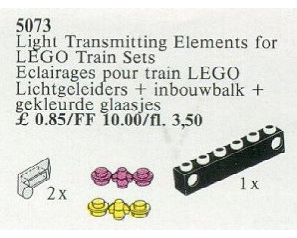 Udflugt Premonition Belønning LEGO Set 5073-1 Light Transmitting Elements for Train Sets (1987 Service  Packs > Train) | Rebrickable - Build with LEGO