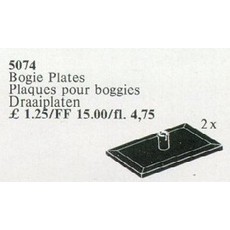Bogie Plates, Black (set 5074-1)