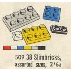 38 Slimbricks Assorted Sizes (set 509-1)