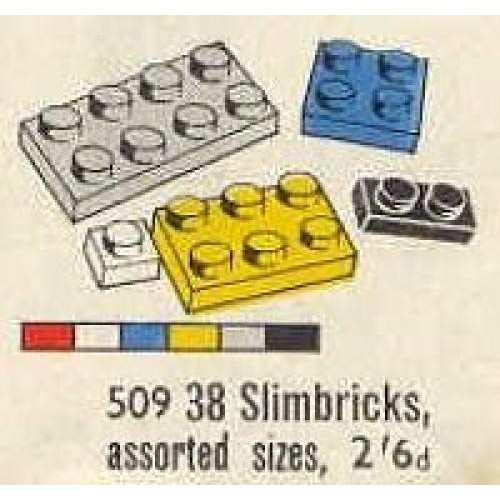 38 Slimbricks Assorted Sizes