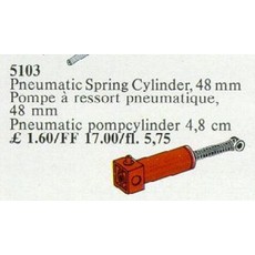 Pneumatic Spring Cylinder, 48 mm (set 5103-1)