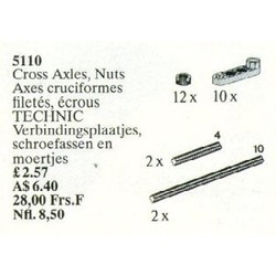 Cross Axles, Nuts