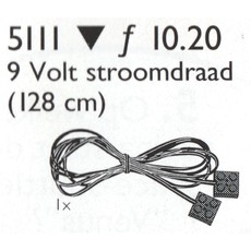 9V Motor Wire, 128cm (set 5111-1)