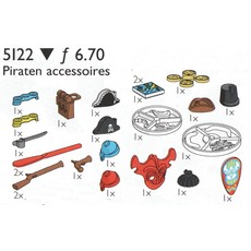 Pirate Accessories (set 5122-1)