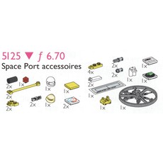 Spaceport Accessories (set 5125-1)