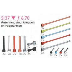 Antennas and Control Sticks (set 5127-1)