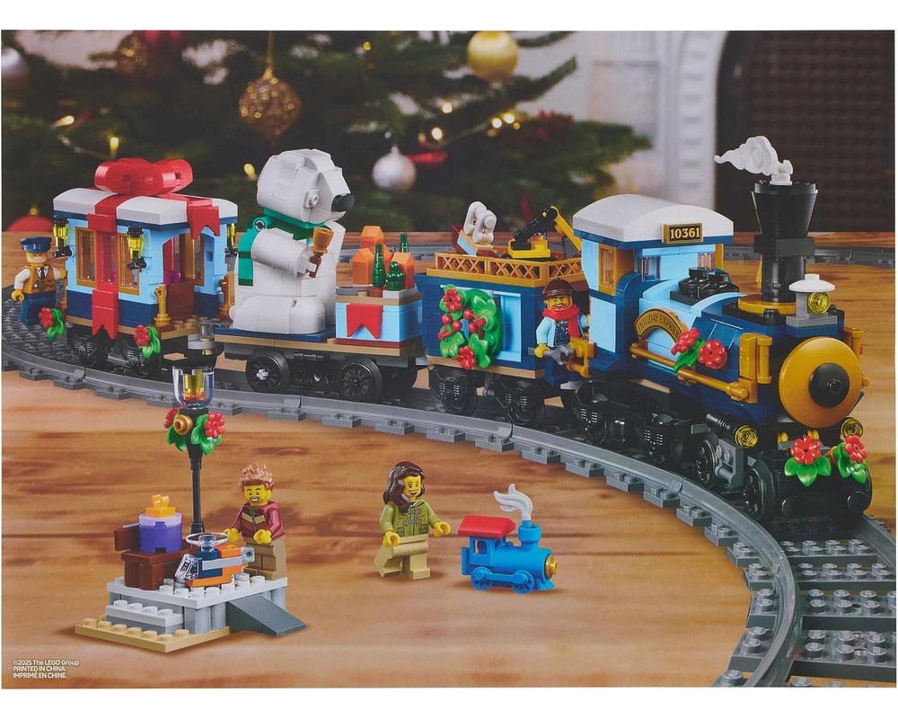 LEGO Set 51296-1 Icons Holiday Express Train Puzzle (2026 Gear ...