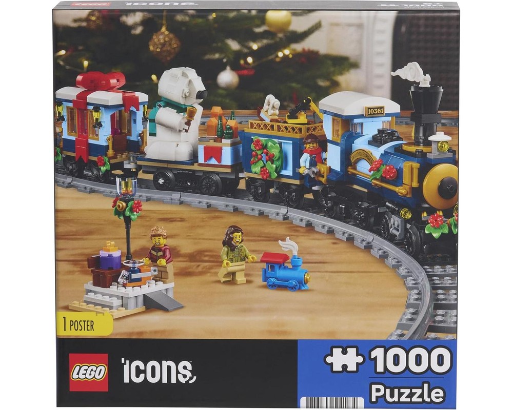 LEGO Set 51296-1 Icons Holiday Express Train Puzzle (2026 Gear ...