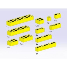 Bricks, Yellow (set 5143-1)