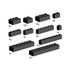 Bricks, Black (set 5144-1)