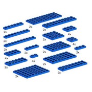 Plates, Blue