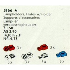 Lampholders, Plates with Holder (set 5166-1)