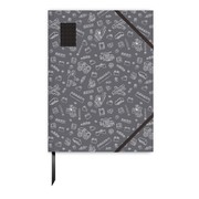 4 x 6 Embedded Brick Notebook - Grey