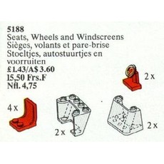 Seats, Steering Wheels and Windscreens (set 5188-1)