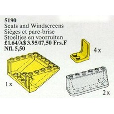 Seats and Windscreens (set 5190-1)