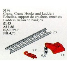 Crane, Crane Hooks and Ladders (set 5196-1)