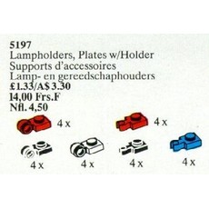 Lampholders, Plate with Holders (set 5197-1)