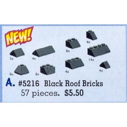Roof Bricks Assorted, Black