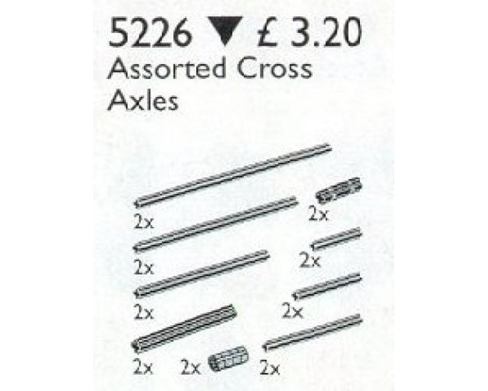 LEGO Set 52261 Cross Axles (1998 Service Packs > Technic