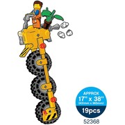 Emmet and Emmet's Thricycle Staticker
