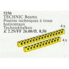 TECHNIC Beams {yellow} (set 5250-1)