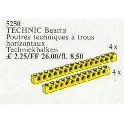 TECHNIC Beams {yellow}