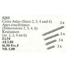 Cross Axles (Sizes 2, 3, 4, 6) (set 5253-1)