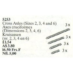 Cross Axles (Sizes 2, 3, 4, 6)