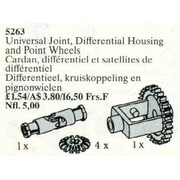 Universal Joint, Differential Housing, and Point Wheels