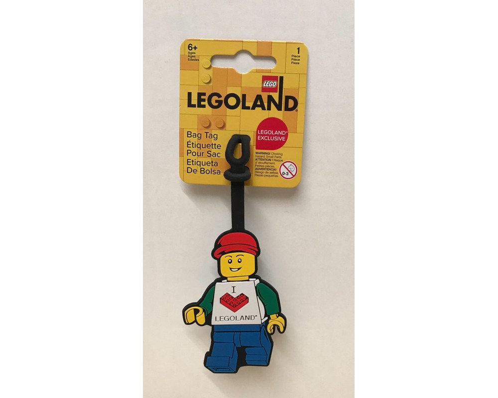 LEGO Set 526351 I [Heart] LEGOLAND Bag Tag (Male) (2020 Gear > Bag and
