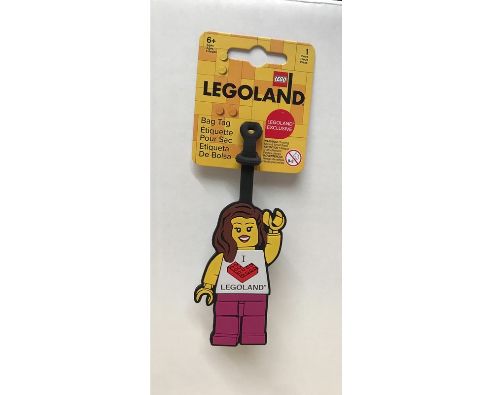 LEGO Set 526361 I [Heart] LEGOLAND Bag Tag (Female) (2020 Gear > Bag