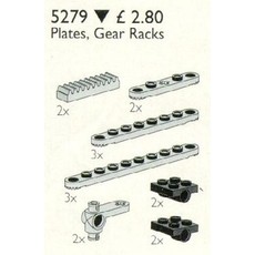 Plates, Gear Racks (set 5279-1)