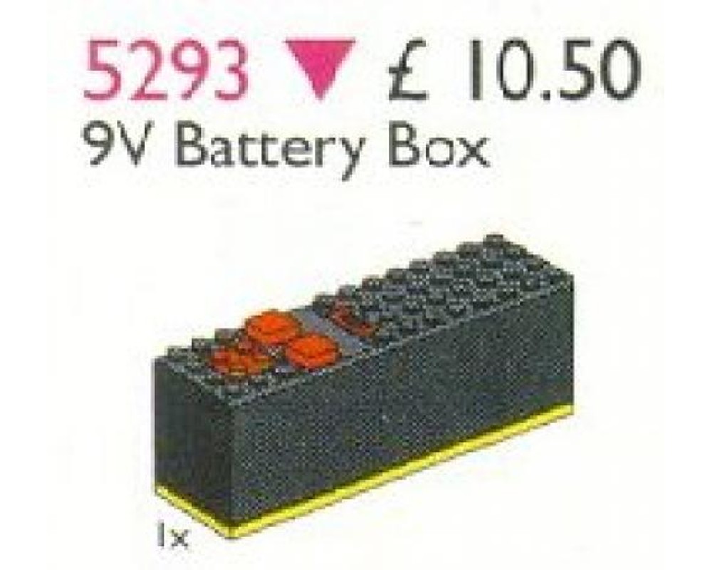 LEGO Set 52931 9V Battery Box (1996 Service Packs > Technic
