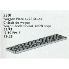 Wagon Plate 6 x 28 (set 5301-1)